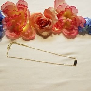 Crushed Crystal Pendant Necklace (NWOT)